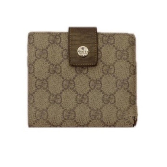 Gucci Handbags - GUCCI GG Supreme Monogram Bifold Wallet